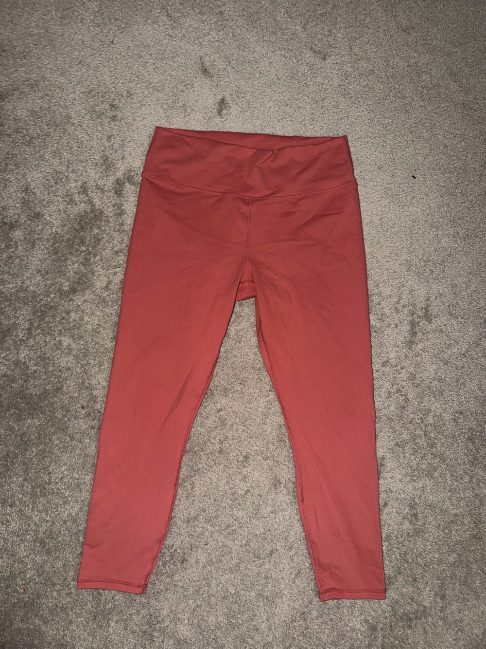 High-Waist Women's Leggings in Coral